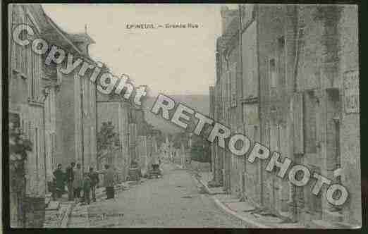 Ville de EPINEUIL Carte postale ancienne