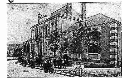 Ville de EPINEUIL Carte postale ancienne