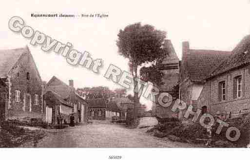 Ville de EQUANCOURT Carte postale ancienne