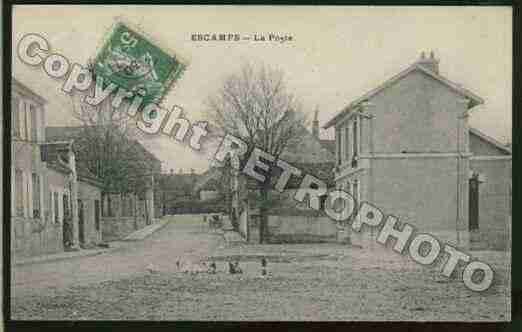 Ville de ESCAMPS Carte postale ancienne