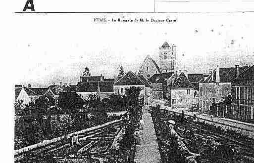 Ville de ETAISLASAUVIN Carte postale ancienne