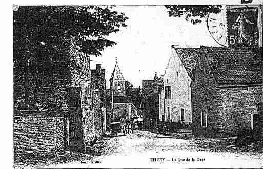 Ville de ETIVEY Carte postale ancienne