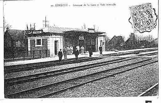 Ville de ETRECHY Carte postale ancienne