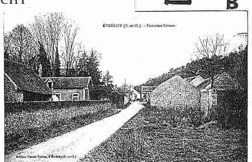 Ville de ETRECHY Carte postale ancienne