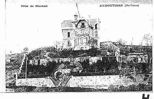 Ville de EYMOUTIERS Carte postale ancienne