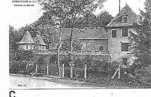 Ville de EYMOUTIERS Carte postale ancienne