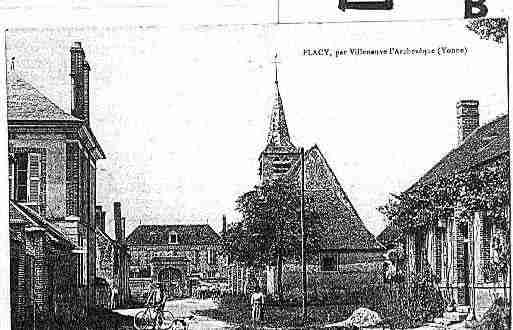 Ville de FLACY Carte postale ancienne