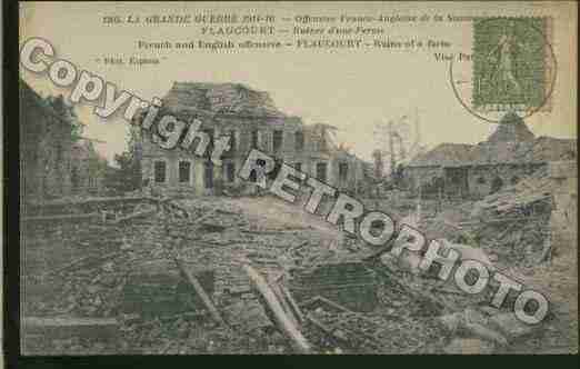 Ville de FLAUCOURT Carte postale ancienne Ville de FLAUCOURT Carte postale ancienne