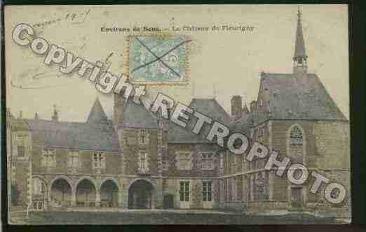 Ville de FLEURIGNY Carte postale ancienne