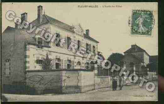 Ville de FLEURYLAVALLEE Carte postale ancienne