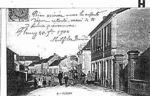 Ville de FLEURYLAVALLEE Carte postale ancienne