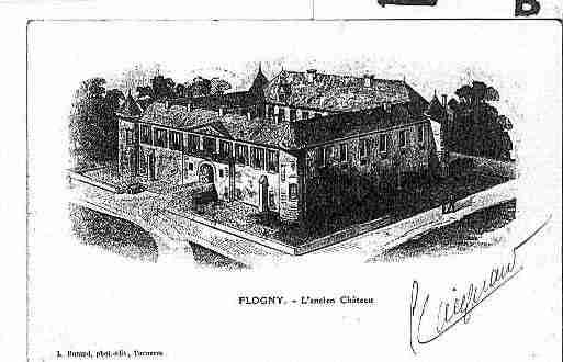 Ville de FLOGNY Carte postale ancienne