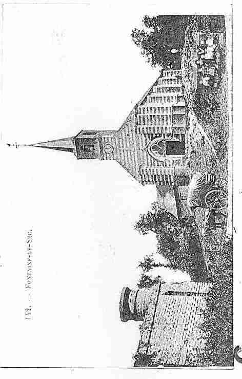 Ville de FONTAINELESCAPPY Carte postale ancienne Ville de FONTAINELESCAPPY Carte postale ancienne
