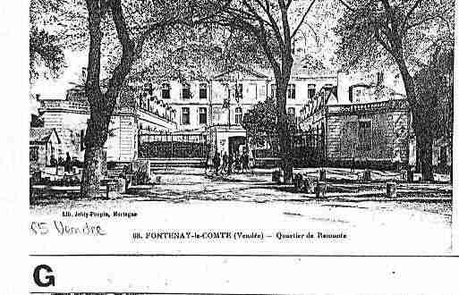 Ville de FONTENAYLECOMTE Carte postale ancienne