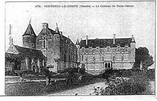 Ville de FONTENAYLECOMTE Carte postale ancienne