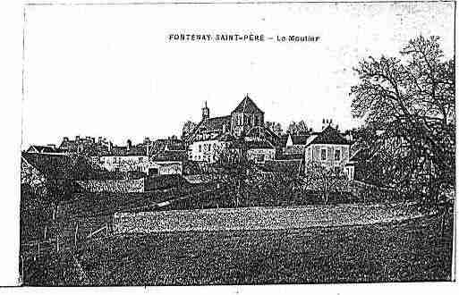 Ville de FONTENAYSAINTPERE Carte postale ancienne