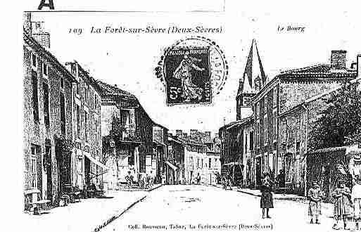 Ville de FORETSURSEVRE(LA) Carte postale ancienne