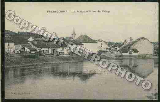 Ville de FREBECOURT Carte postale ancienne