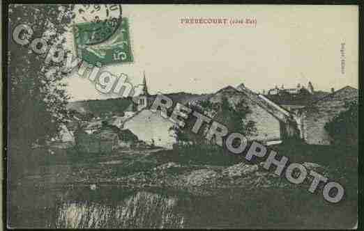 Ville de FREBECOURT Carte postale ancienne