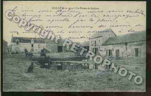 Ville de GALLUIS Carte postale ancienne