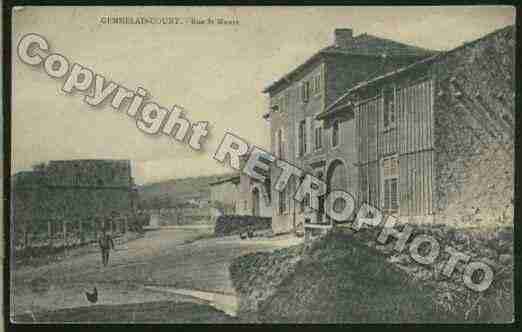 Ville de GEMMELAINCOURT Carte postale ancienne