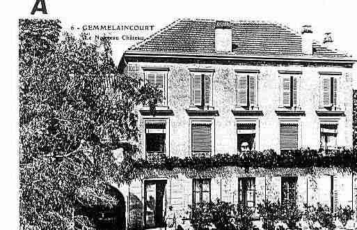 Ville de GEMMELAINCOURT Carte postale ancienne