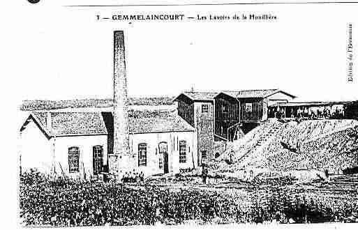Ville de GEMMELAINCOURT Carte postale ancienne