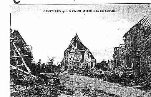 Ville de GENTELLES Carte postale ancienne Ville de GENTELLES Carte postale ancienne