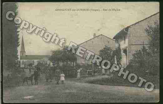 Ville de GIRECOURTSURDURBION Carte postale ancienne