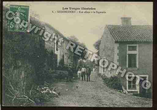 Ville de GODONCOURT Carte postale ancienne