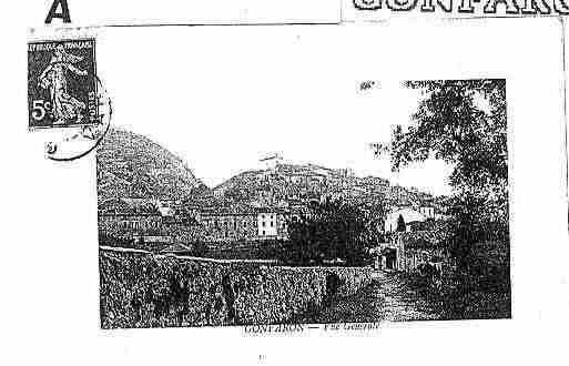 Ville de GONFARON Carte postale ancienne