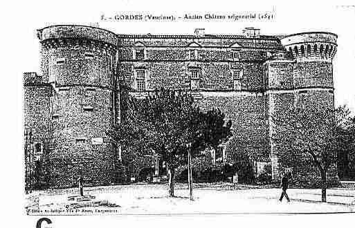 Ville de GORDES Carte postale ancienne