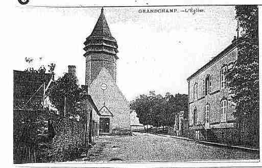 Ville de GRANDCHAMP Carte postale ancienne