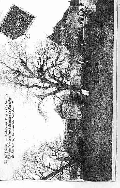 Ville de GRON Carte postale ancienne Ville de GRON Carte postale ancienne