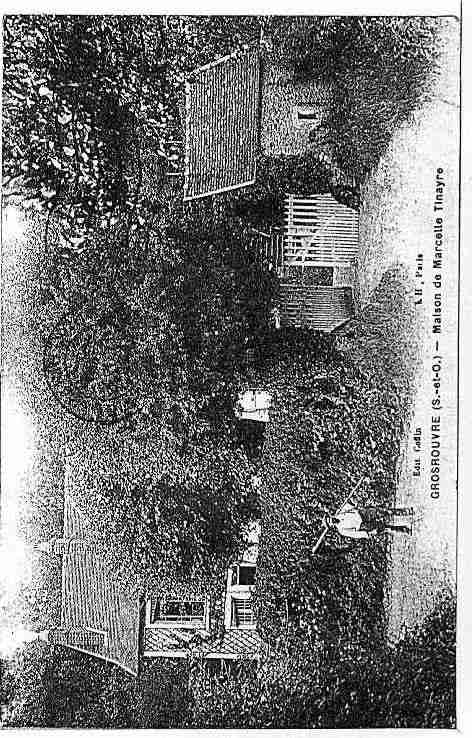 Ville de GROSROUVRE Carte postale ancienne
