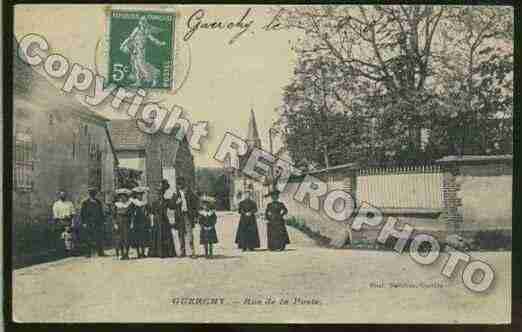 Ville de GUERCHY Carte postale ancienne