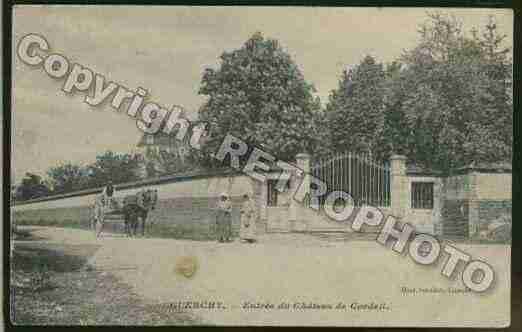 Ville de GUERCHY Carte postale ancienne