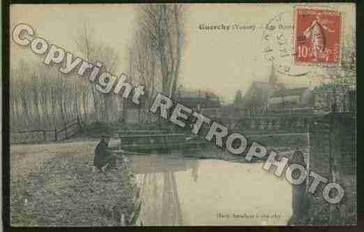 Ville de GUERCHY Carte postale ancienne