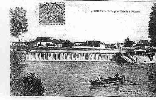 Ville de GURGY Carte postale ancienne