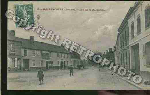 Ville de HALLENCOURT Carte postale ancienne