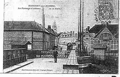 Ville de HANGESTSURSOMME Carte postale ancienne