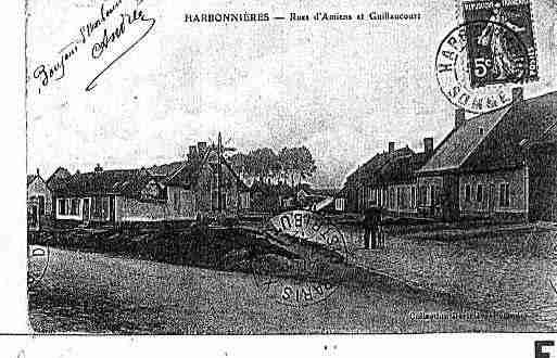 Ville de HARBONNIERES Carte postale ancienne