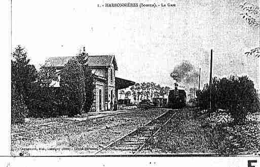Ville de HARBONNIERES Carte postale ancienne
