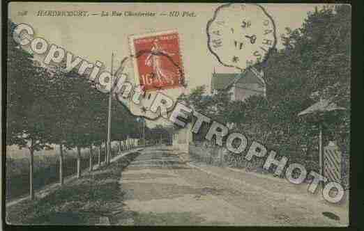 Ville de HARDRICOURT Carte postale ancienne