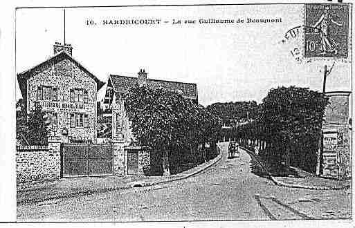 Ville de HARDRICOURT Carte postale ancienne