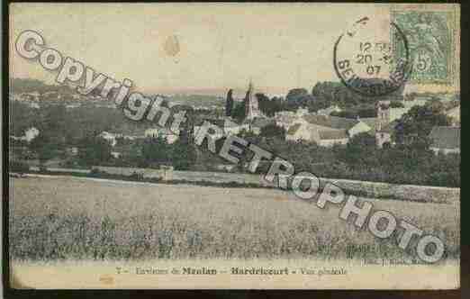 Ville de HARDRICOURT Carte postale ancienne