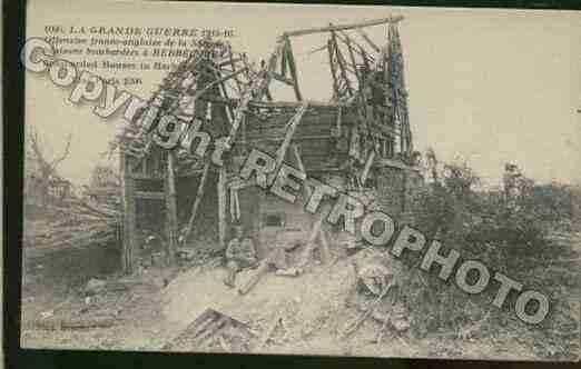 Ville de HERBECOURT Carte postale ancienne