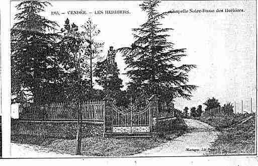 Ville de HERBIERS(LES) Carte postale ancienne