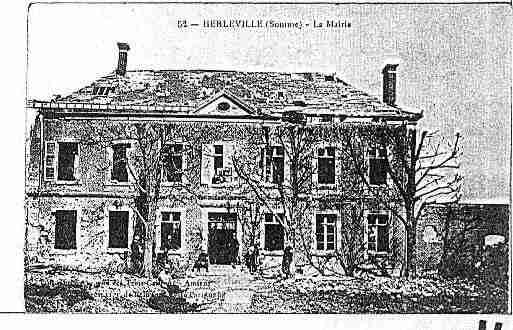 Ville de HERLY Carte postale ancienne