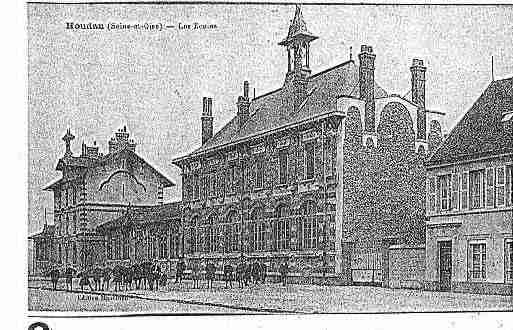 Ville de HOUDAN Carte postale ancienne
